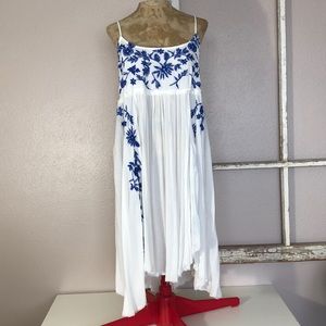 Free People Embroidered Babydoll Slip